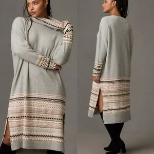 New Anthropologie Daily Practice Turtleneck Sweater Dress
